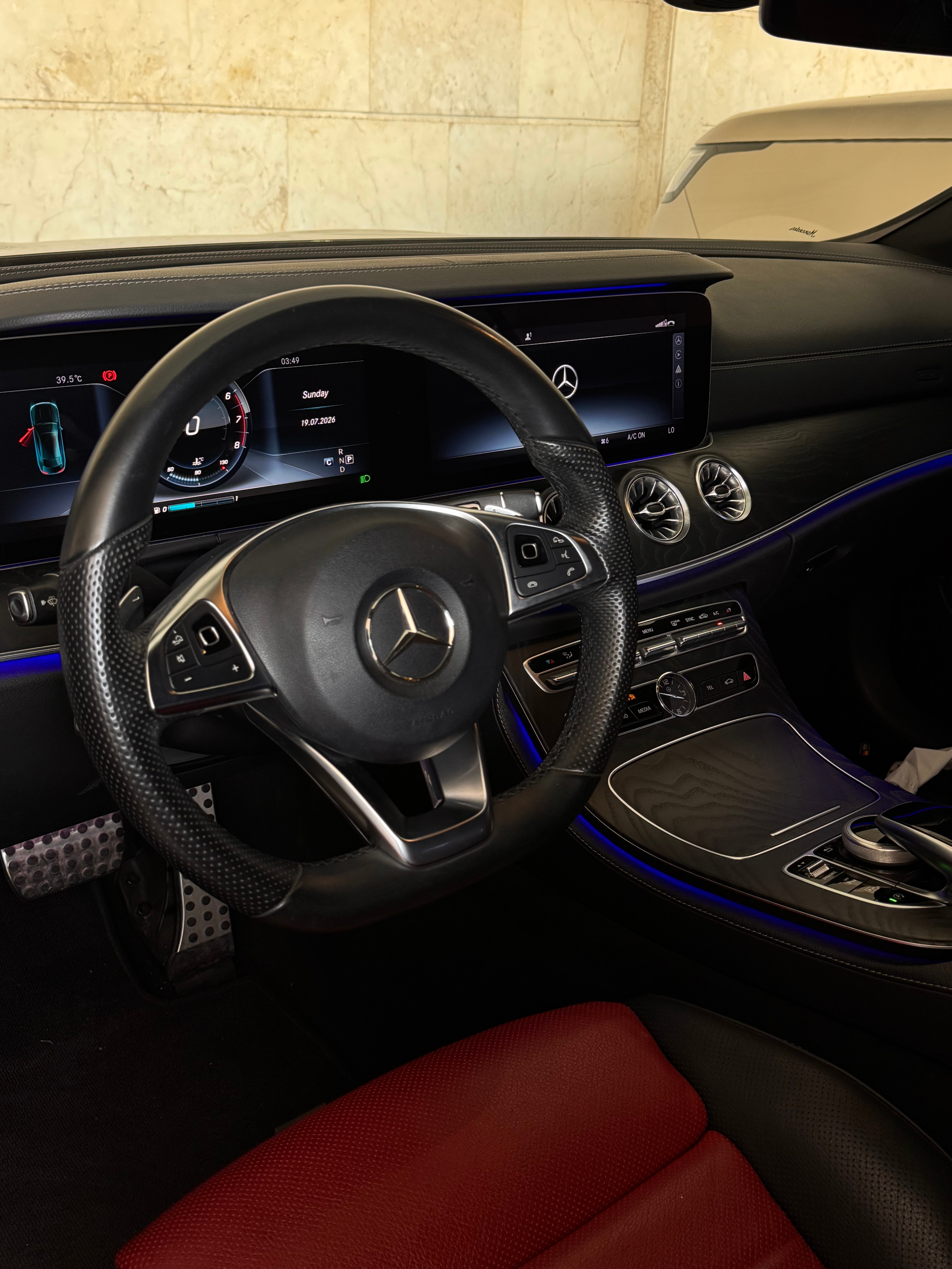 Black Mercedes Benz E300 Coupe 2017